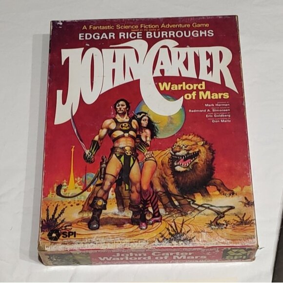 John Carter Warlord of Mars Role Playing Game 1979 SPI UNPUNCHED - Picture 3 of 14